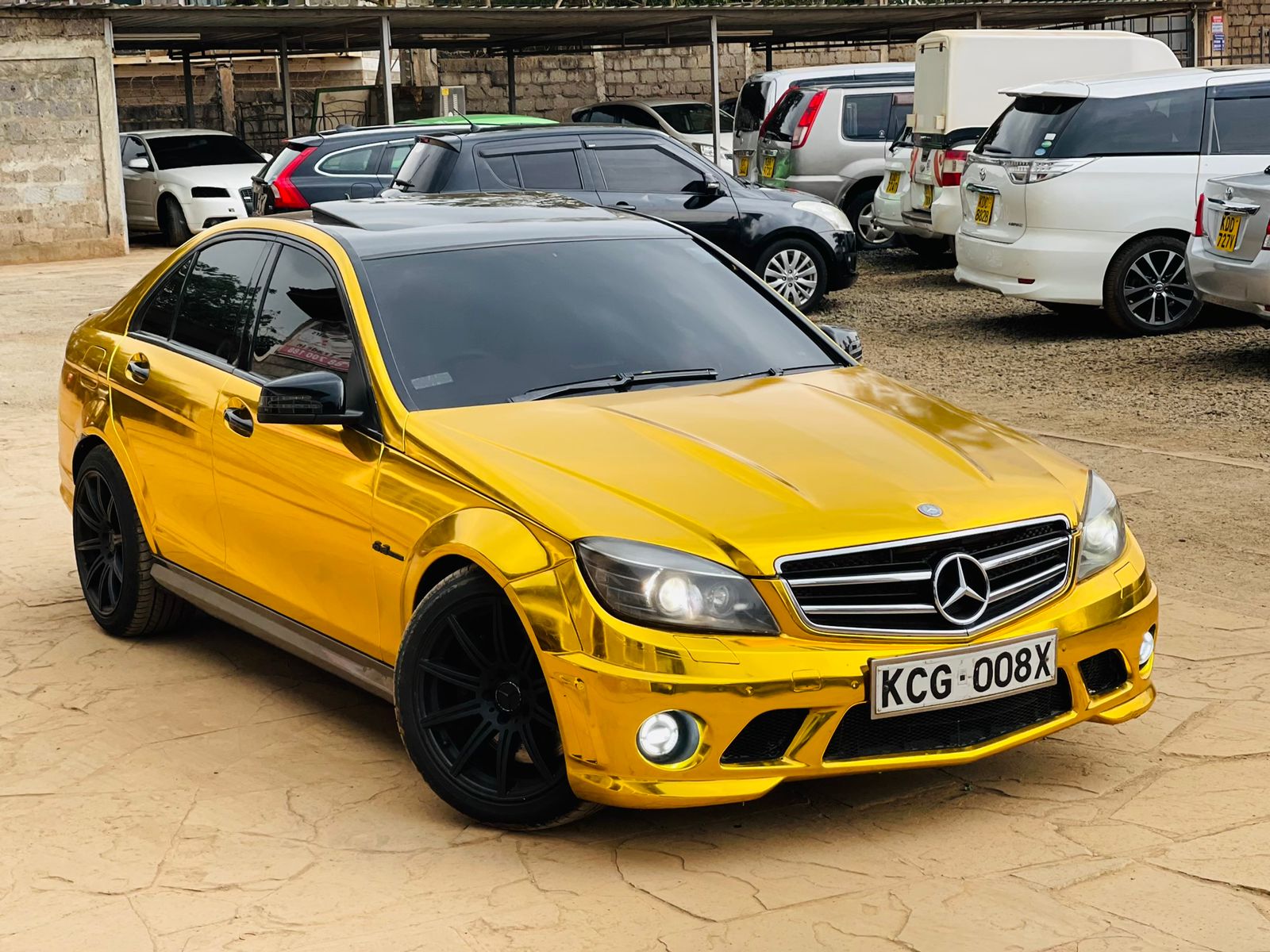 Mercedes Benz C63 AMG V8 Gold 2009 as New, Pay 30% Deposit OFFER