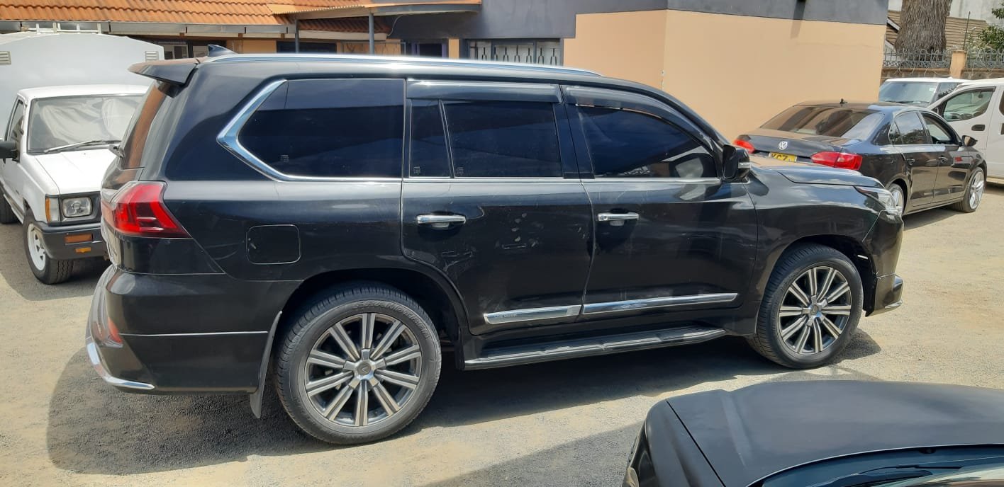 Lexus LX 570 2016 black You Pay 50% Deposit ONLY