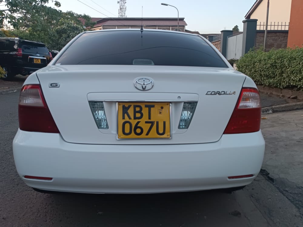 Toyota Corolla NZE MATAA KWA BOOT You Pay 20% Deposit Trade in OK Wow