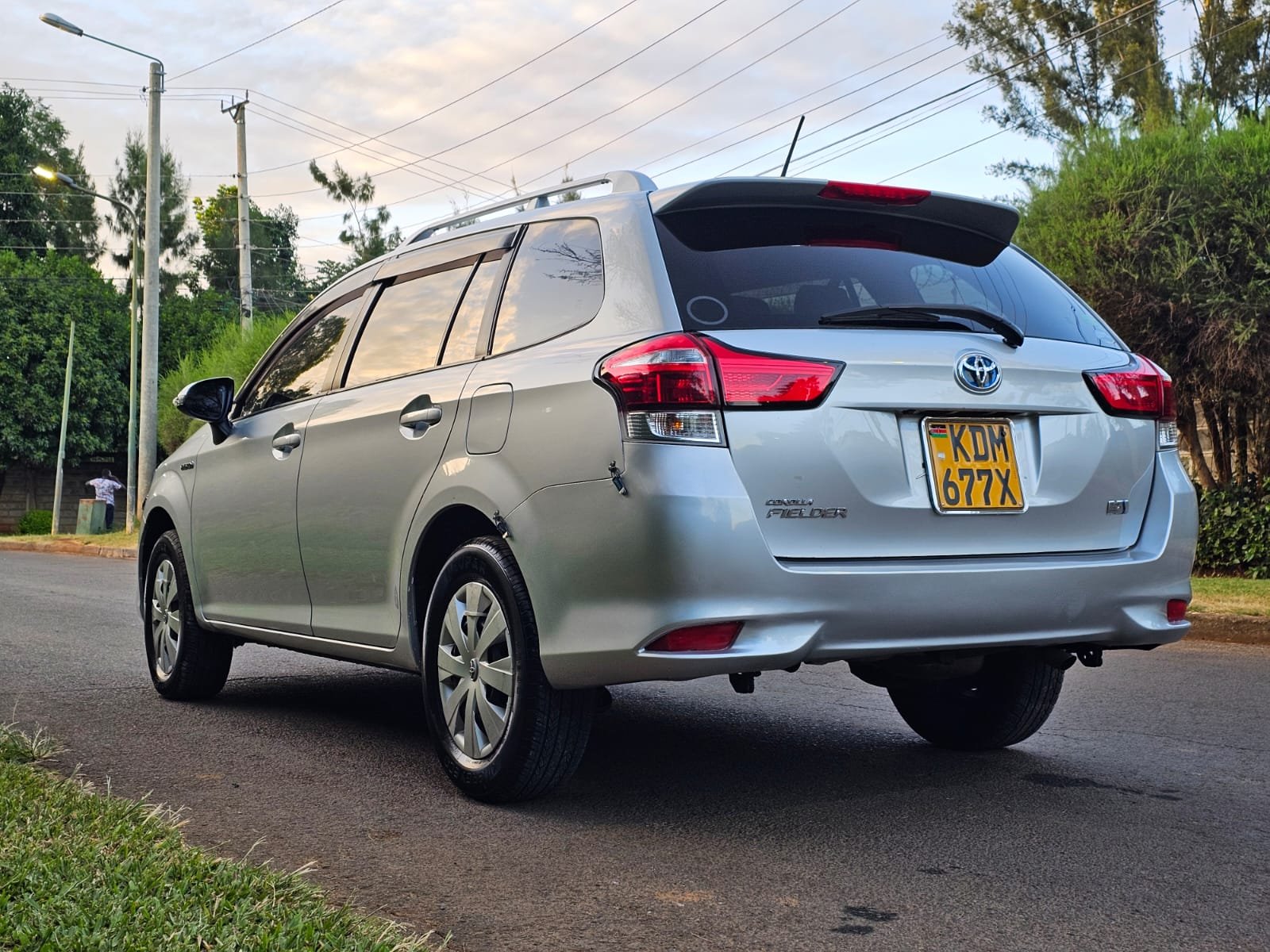 Toyota fielder for sale in Kenya just arrived QUICK SALE You Pay 30% Deposit Trade in OK hire purchase installments Toyota fielder Kenya exclusive hybrid(SOLD)