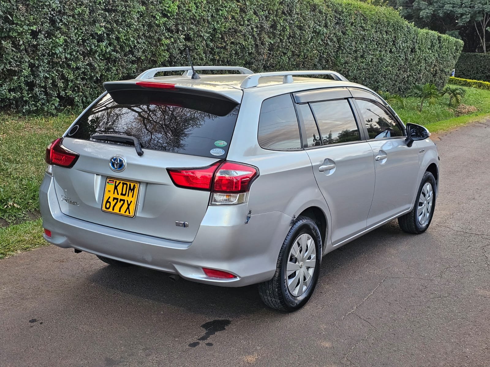 Toyota fielder for sale in Kenya just arrived QUICK SALE You Pay 30% Deposit Trade in OK hire purchase installments Toyota fielder Kenya exclusive hybrid(SOLD)