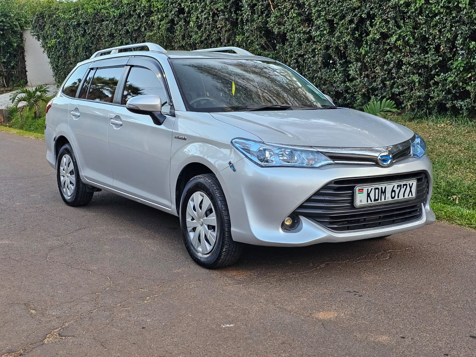 Toyota fielder for sale in Kenya just arrived QUICK SALE You Pay 30% Deposit Trade in OK hire purchase installments Toyota fielder Kenya exclusive hybrid(SOLD)