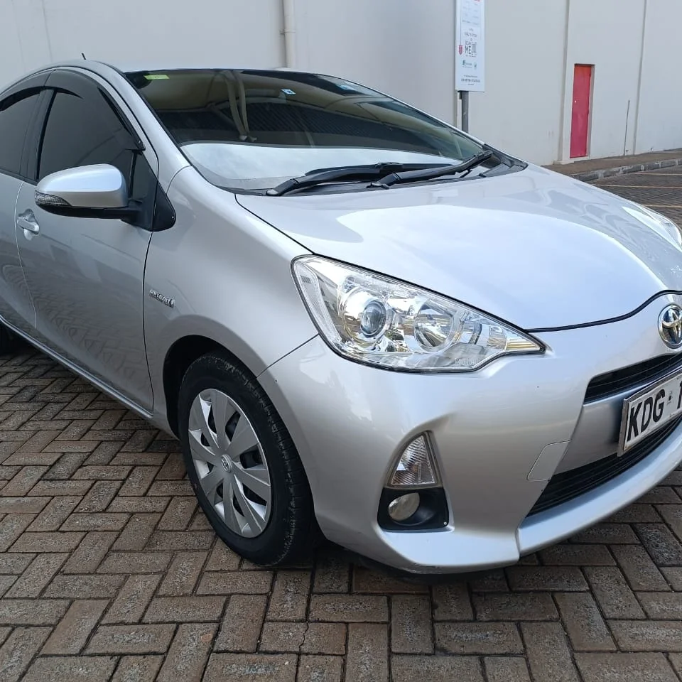 Toyota AQUA for sale in kenya You Pay 30% Deposit Trade in OK EXCLUSIVE Hire purchase installments (SOLD)