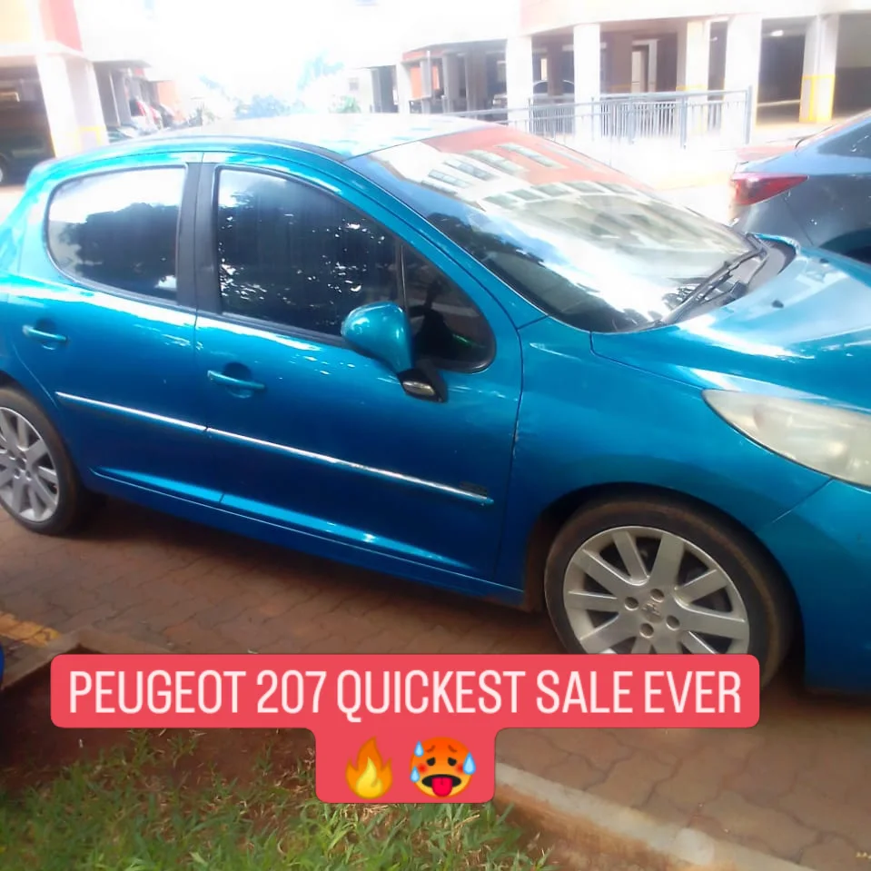 Peugeot 207 NEW SHAPE 🔥 Cheapest You ONLY Pay 30% Deposit Trade in Ok EXCLUSIVE for sale in kenya hire purchase installments