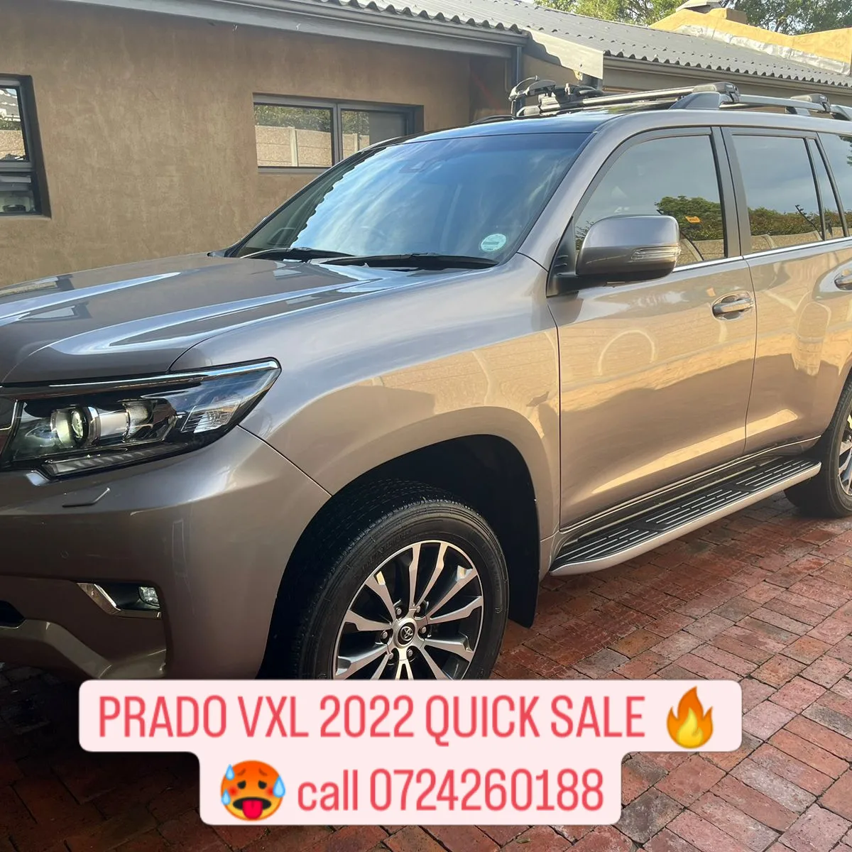 2022 Toyota Land Cruiser Prado VXL. QUICK SALE You Pay 30% Deposit Trade in OK Hire purchase installments New shape