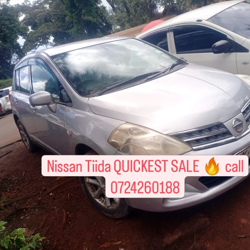 Car/motor vehicle Cars For Sale in Kenya-Nissan Tiida QUICK SALE You ONLY Pay 30% Deposit INSTALLMENTS Trade in Ok EXCLUSIVE hatchback 10