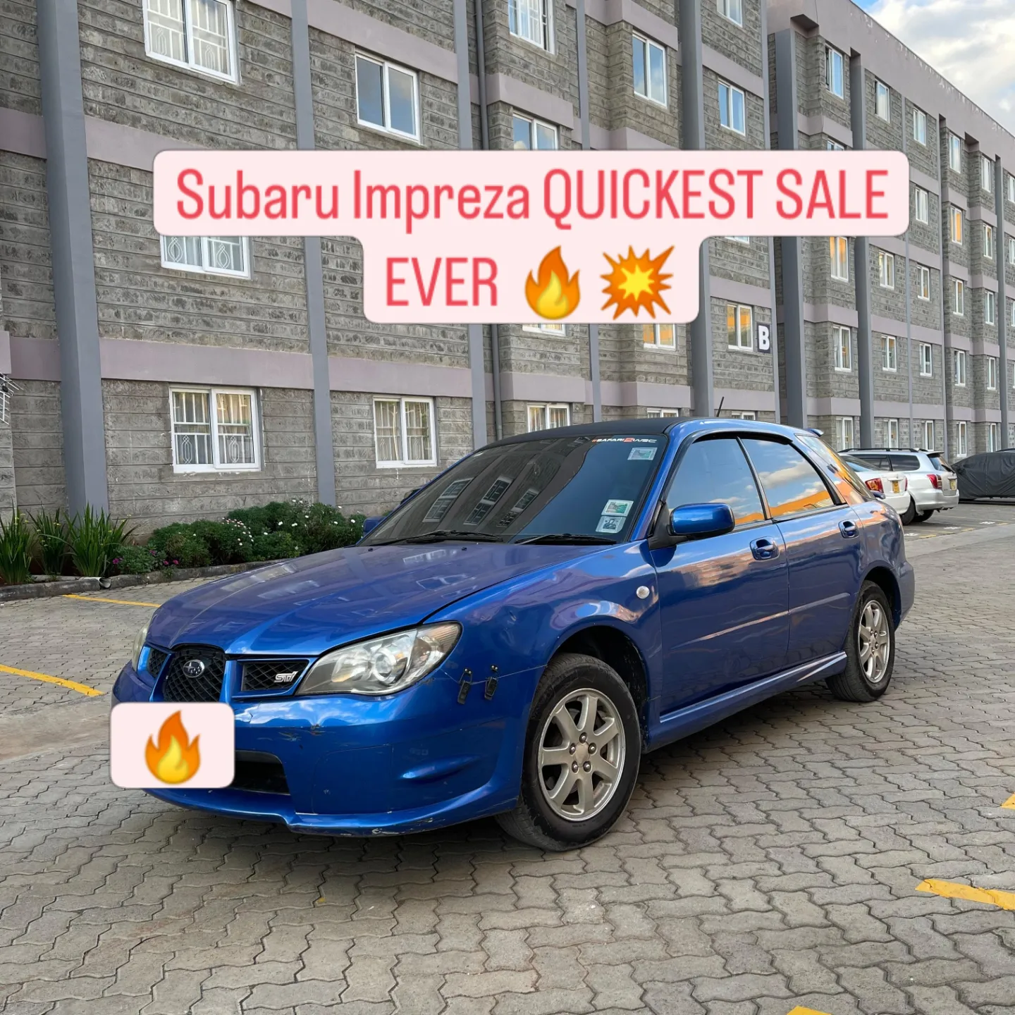 Car/motor vehicle Cars For Sale in Kenya-Subaru Impreza QUICKEST SALE You Pay 30% deposit Trade in Ok EXCLUSIVE NON TURBO 9