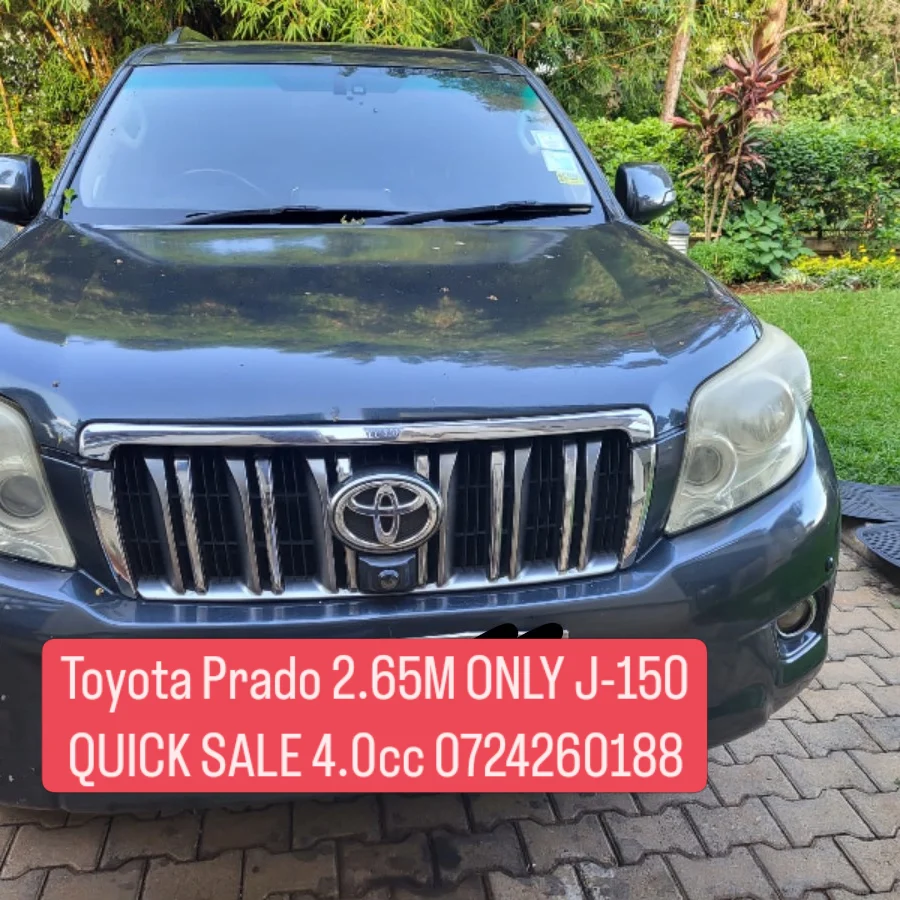 Toyota Prado j150 2.65M ONLY  QUICKEST SALE You Pay 30% Deposit Trade in OK 4000cc 4.0cc hire purchase installments