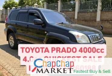 Toyota Land-Cruiser Prado TX 4000cc 4V6 QUICK SALE You Pay 30% Deposit Trade in OK Hire purchase installments EXCLUSIVE