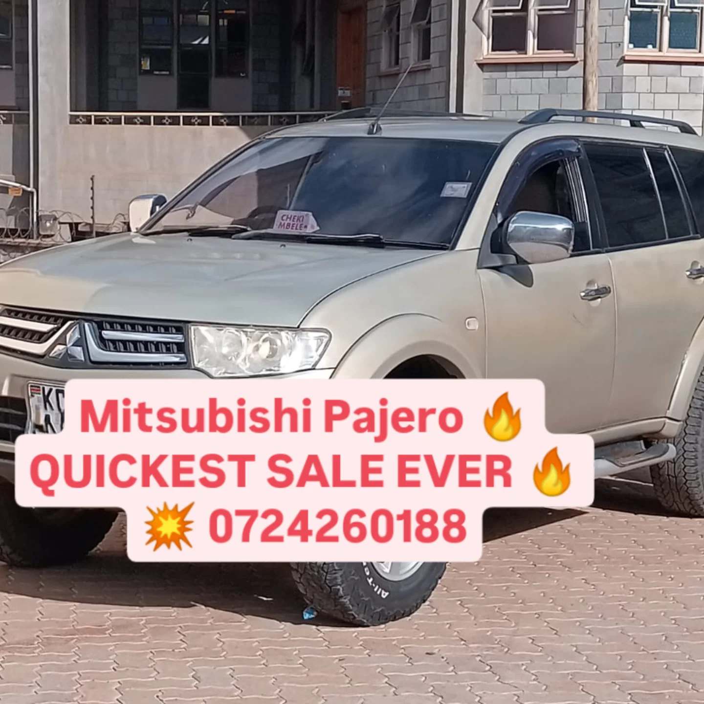 Mitsubishi Pajero 2009 1.7M ONLY DIESEL QUICK SALE You Pay 30% Deposit Hire purchase installments UpTo 70% financing/finance NO CRB STATUS CHECK Trade in OK New