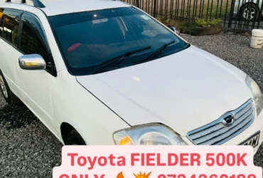 Toyota fielder 500K ONLY QUICK SALE You Pay 30% Deposit Hire purchase installments UpTo 70% financing/finance NO CRB STATUS CHECK Trade in OK