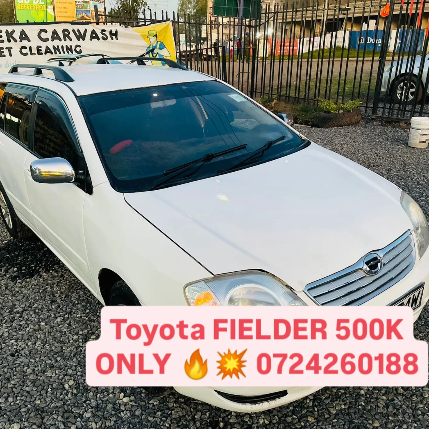 Toyota fielder 500K ONLY QUICK SALE You Pay 30% Deposit Hire purchase installments UpTo 70% financing/finance NO CRB STATUS CHECK Trade in OK