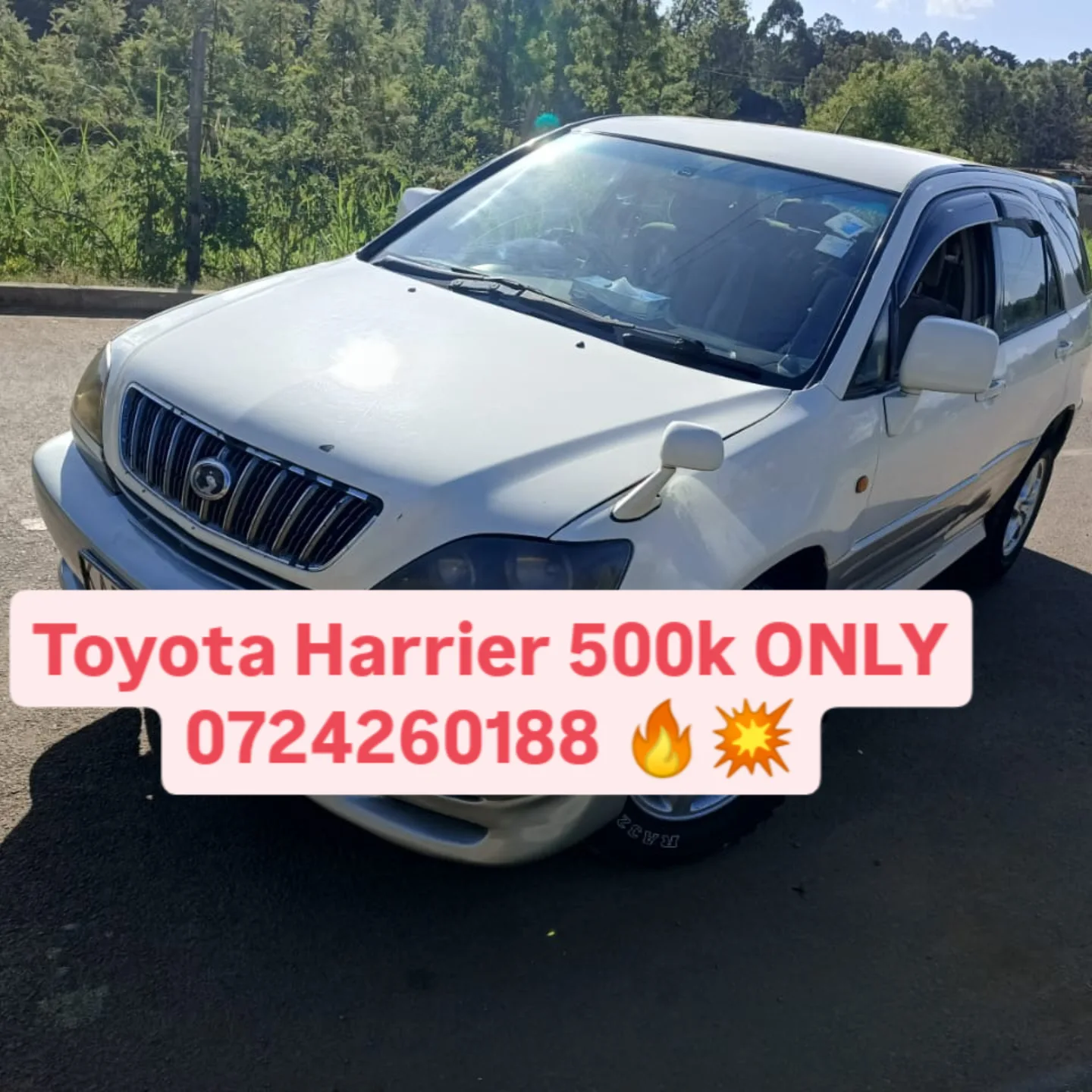 Toyota Harrier 500k Only 🤩 QUICK SALE You Pay 30% Deposit Hire purchase installments UpTo 70% financing/finance NO CRB STATUS CHECK Trade in OK  EXCLUSIVE