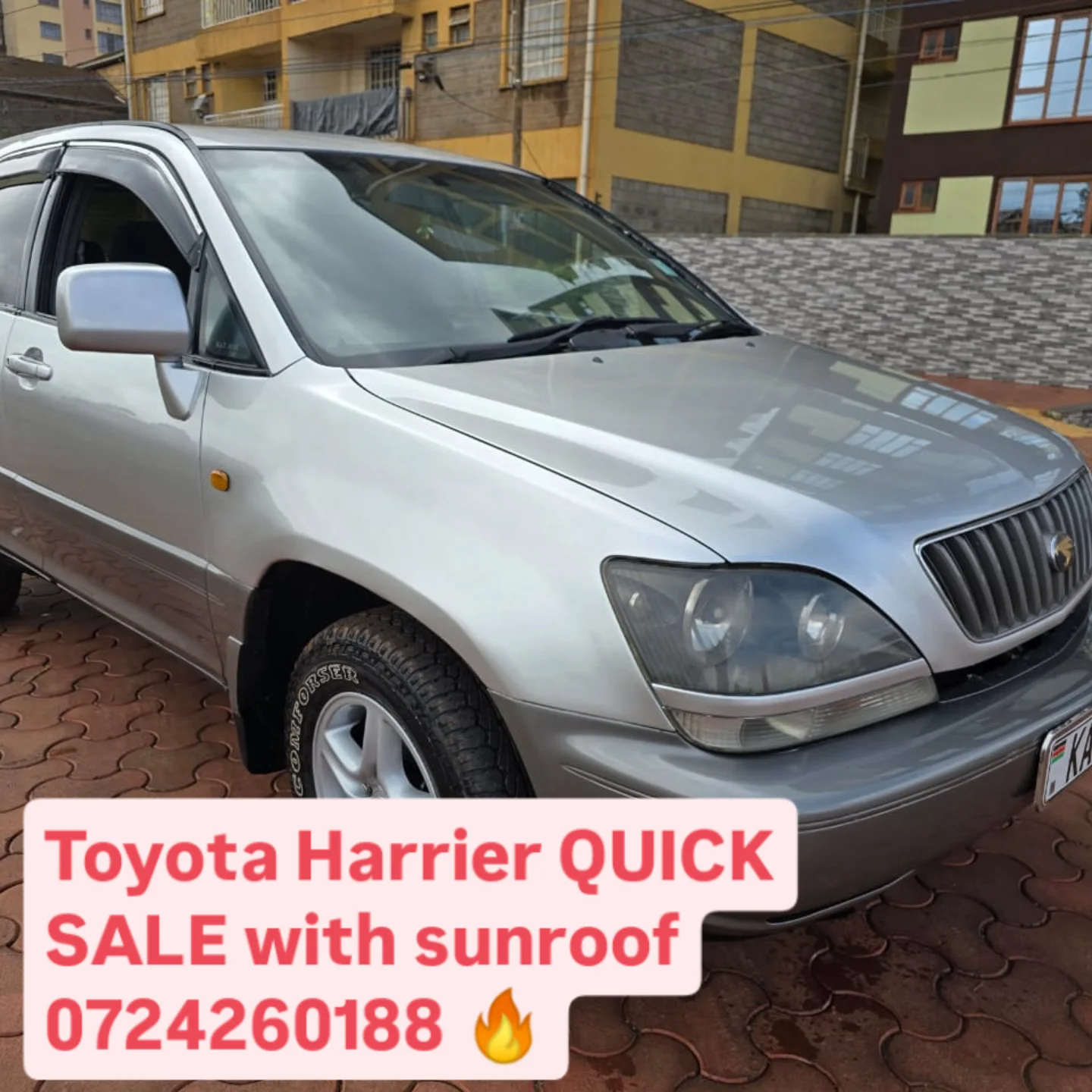 Toyota Harrier with sunroof QUICK SALE You Pay 30% Deposit Hire purchase installments UpTo 70% financing/finance NO CRB STATUS CHECK Trade in OK EXCLUSIVE