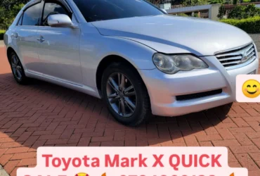 TOYOTA MARK-X QUICK SALE You Pay 30% Deposit Hire purchase installments UpTo 70% financing/finance NO CRB STATUS CHECK Trade in OK EXCLUSIVE