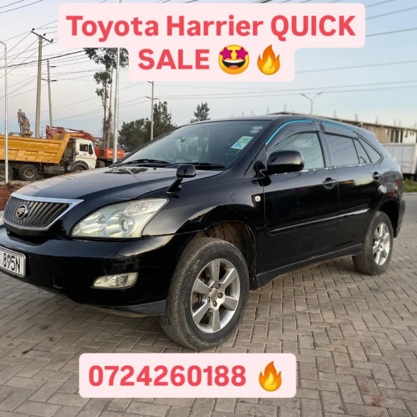 TOYOTA HARRIER 850K ONLY QUICK SALE You Pay 30% Deposit Hire purchase installments UpTo 70% financing/finance NO CRB STATUS CHECK Trade in OK exclusive