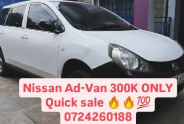 Nissan Ad-Van 300K Only 🤩 QUICK SALE You Pay 30% Deposit Hire purchase installments UpTo 70% financing/finance NO CRB STATUS CHECK Trade in OK EXCLUSIVE