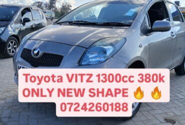 Toyota VITZ 1300cc New shape 380K ONLY QUICK SALE You Pay 30% Deposit Hire purchase installments UpTo 70% financing/finance NO CRB STATUS CHECK Trade in OK