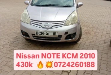 Nissan Note 2010 430k Only 🤩 QUICK SALE You Pay 30% Deposit Hire purchase installments UpTo 70% financing/finance NO CRB STATUS CHECK Trade in OK