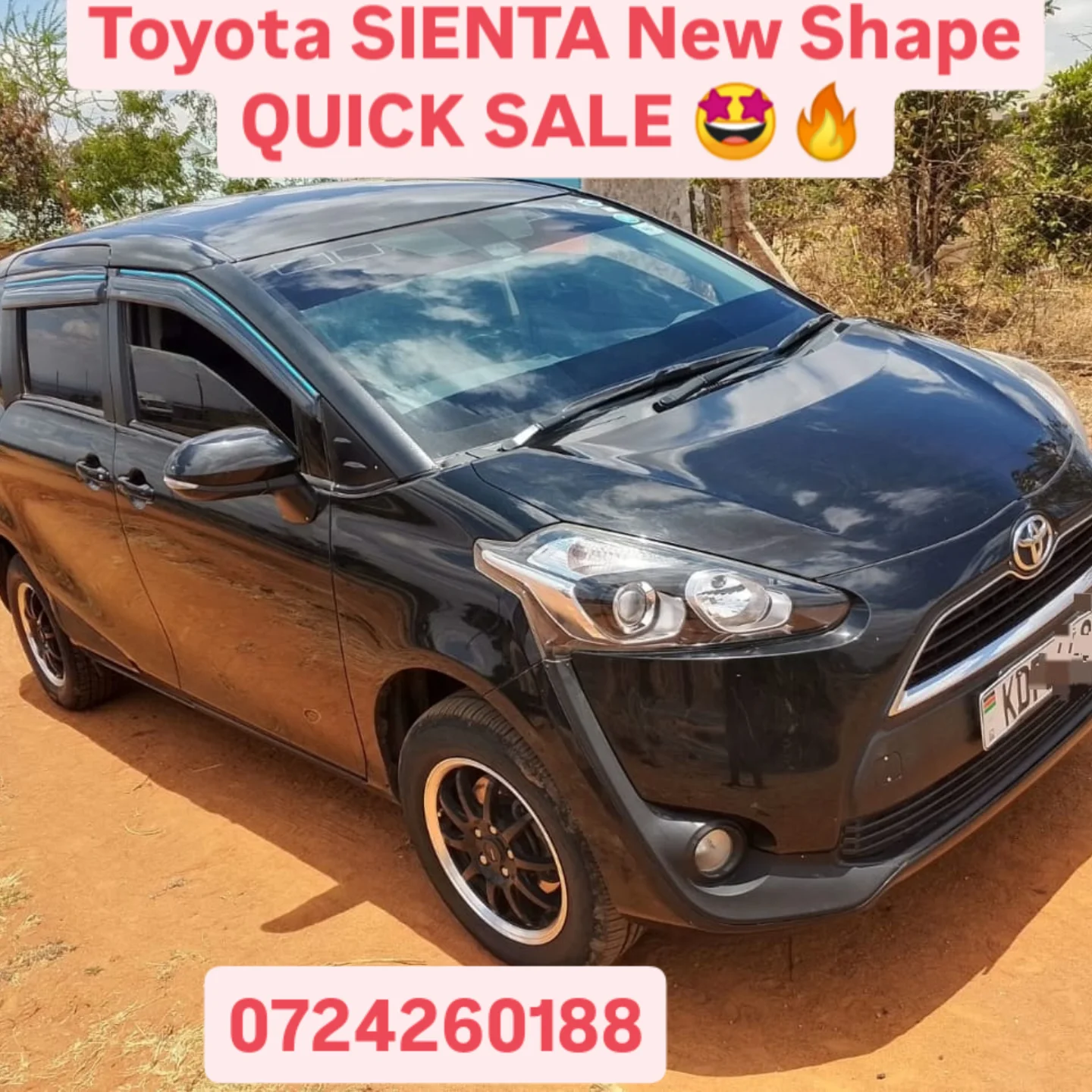 Toyota SIENTA New Shape  QUICK SALE QUICK SALE You Pay 30% Deposit Hire purchase installments UpTo 70% financing/finance NO CRB STATUS CHECK Trade in OK EXCLUSIVE