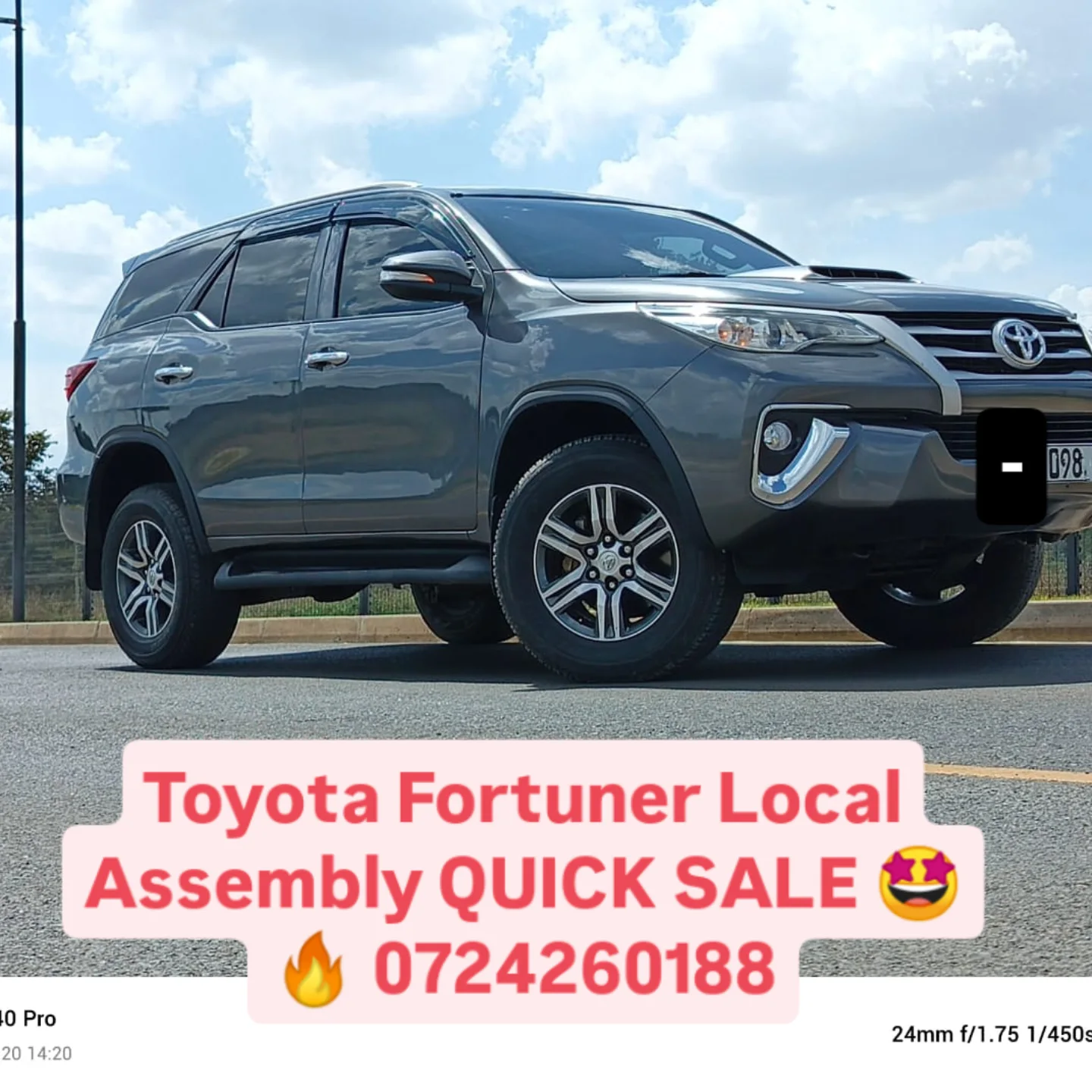 Car/motor vehicle Cars For Sale in Kenya-TOYOTA FORTUNER Local Assembly QUICK SALE You Pay 30% Deposit Hire purchase installments UpTo 70% financing/finance NO CRB STATUS CHECK Trade in Ok 9