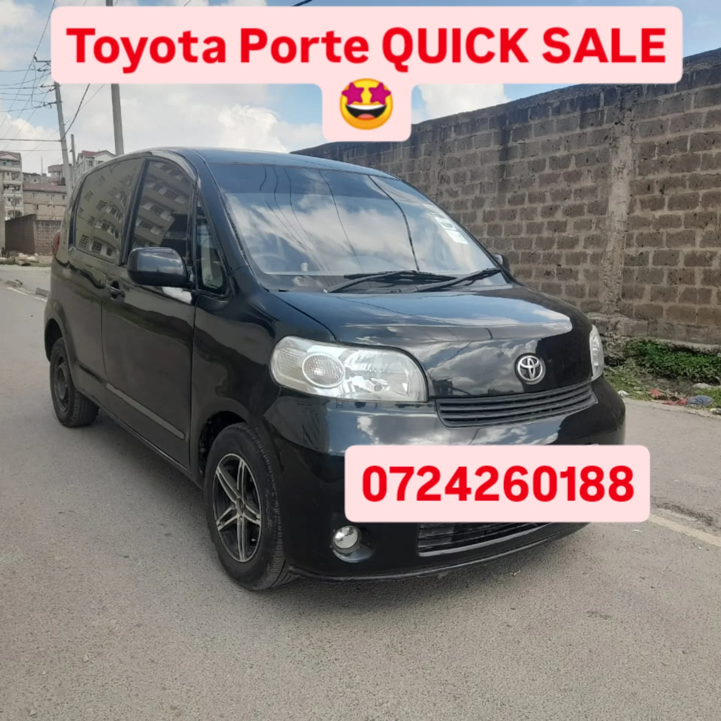 Toyota Porte QUICK SALE You Pay 30% Deposit Hire purchase installments UpTo 70% financing/finance NO CRB STATUS CHECK Trade in OK