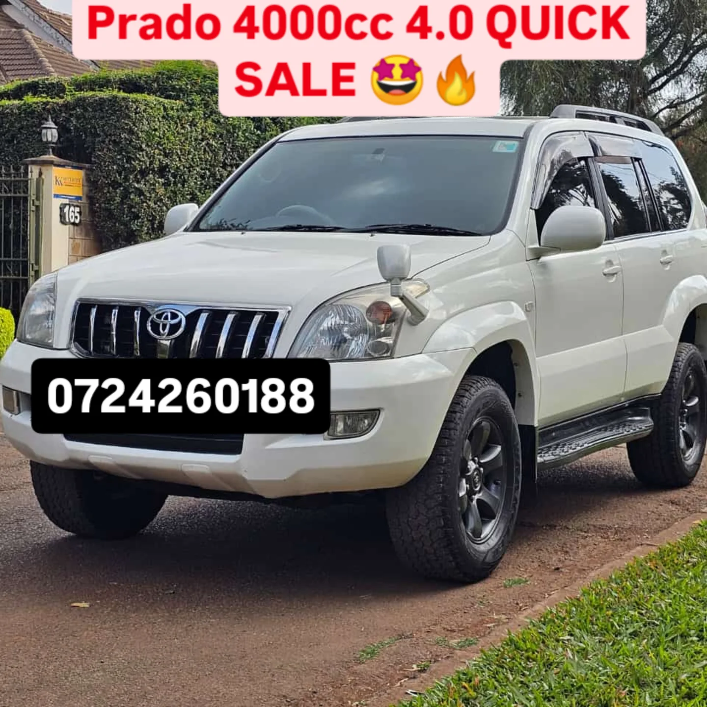 Toyota Land-Cruiser Prado 4000cc 4.0 fully loaded QUICK SALE You Pay 30% Deposit Hire purchase installments UpTo 70% financing/finance NO CRB STATUS CHECK Trade in OK 🔥