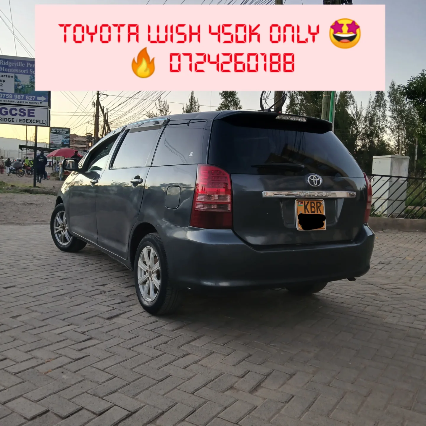 Toyota WISH 450k ONLY QUICK SALE You Pay 30% Deposit Hire purchase installments HP UpTo 70% financing/finance NO CRB STATUS CHECK Trade in OK