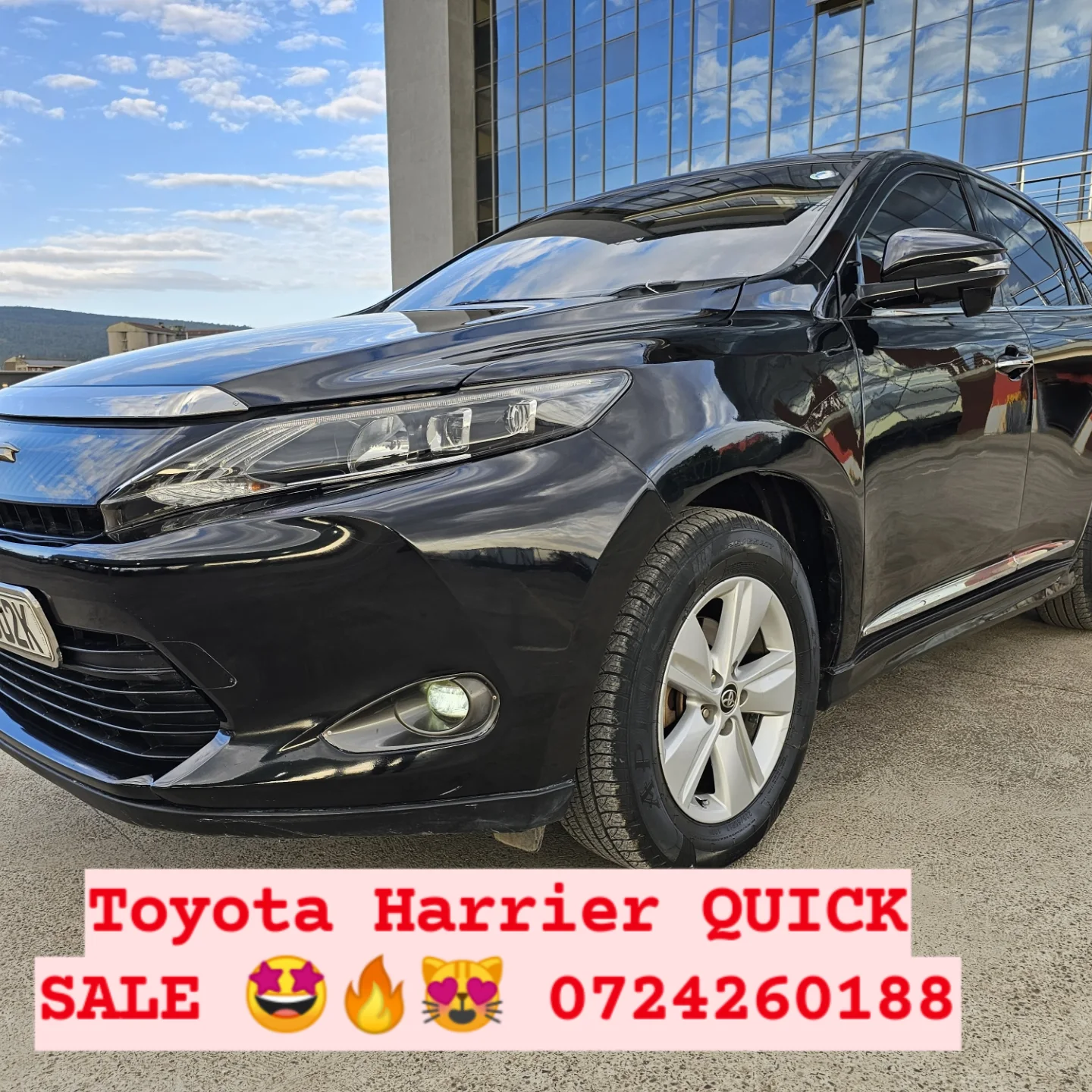 TOYOTA HARRIER New shape QUICK SALE You Pay 30% Deposit Hire purchase installments HP UpTo 70% financing/finance NO CRB STATUS CHECK Trade in OK