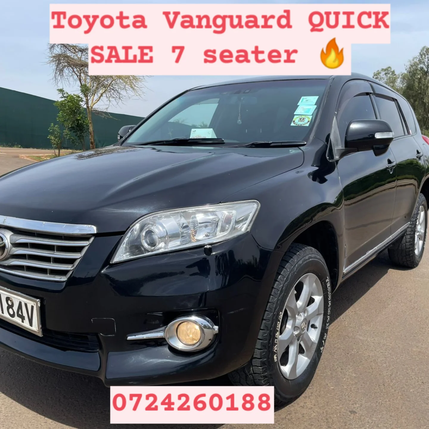 Toyota Vanguard 7 seater QUICK SALE You Pay 30% Deposit Hire purchase installments HP UpTo 70% financing/finance NO CRB STATUS CHECK Trade in OK