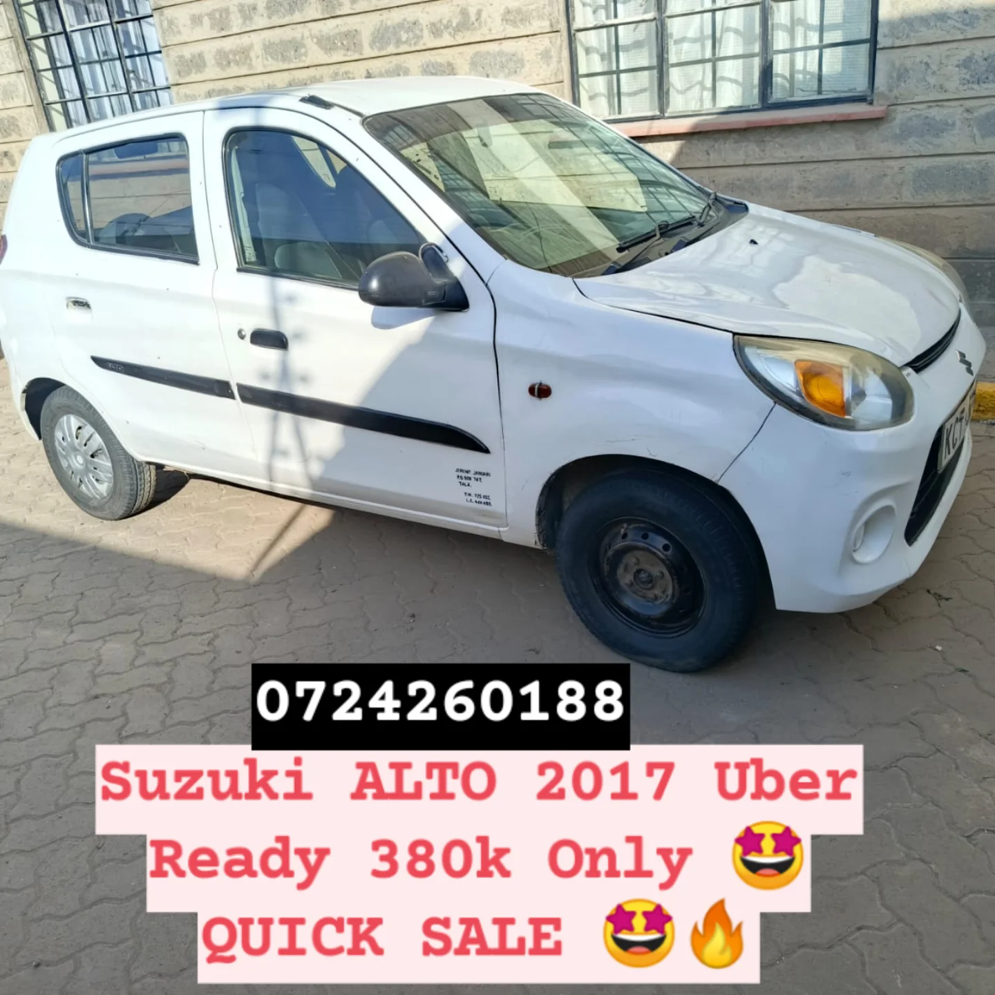 Suzuki Alto Uber ready 2017 380k ONLY 😲 🤯 QUICK SALE You Pay 30% Deposit Hire purchase installments HP UpTo 70% financing/finance NO CRB STATUS CHECK Trade in OK