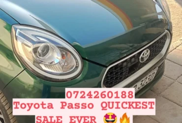 Toyota Passo QUICK SALE You Pay 30% Deposit Hire purchase installments HP UpTo 70% financing/finance NO CRB STATUS CHECK Trade in OK