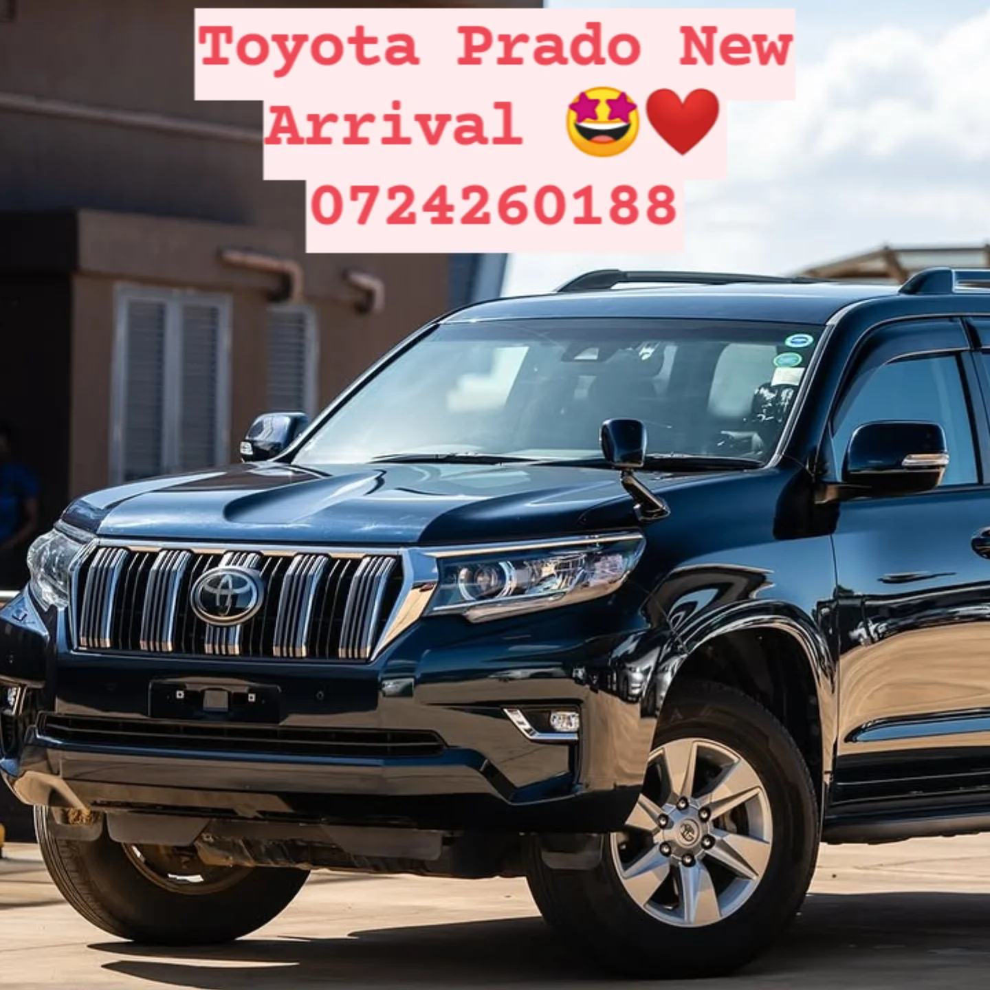 Toyota Land-Cruiser Prado New shape New Arrival Fully loaded Black QUICK SALE You Pay 30% Deposit Hire purchase installments HP UpTo 70% financing/finance NO CRB STATUS CHECK Trade in OK EXCLUSIVE