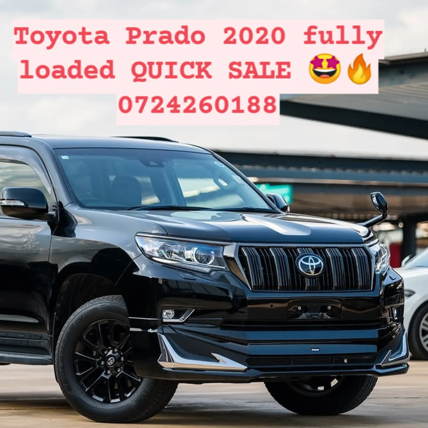 Toyota Land-Cruiser Prado 2020 New shape New Arrival Fully loaded DIESEL Black beauty QUICK SALE You Pay 30% Deposit Hire purchase installments HP UpTo 70% financing/finance NO CRB STATUS CHECK Trade in OK