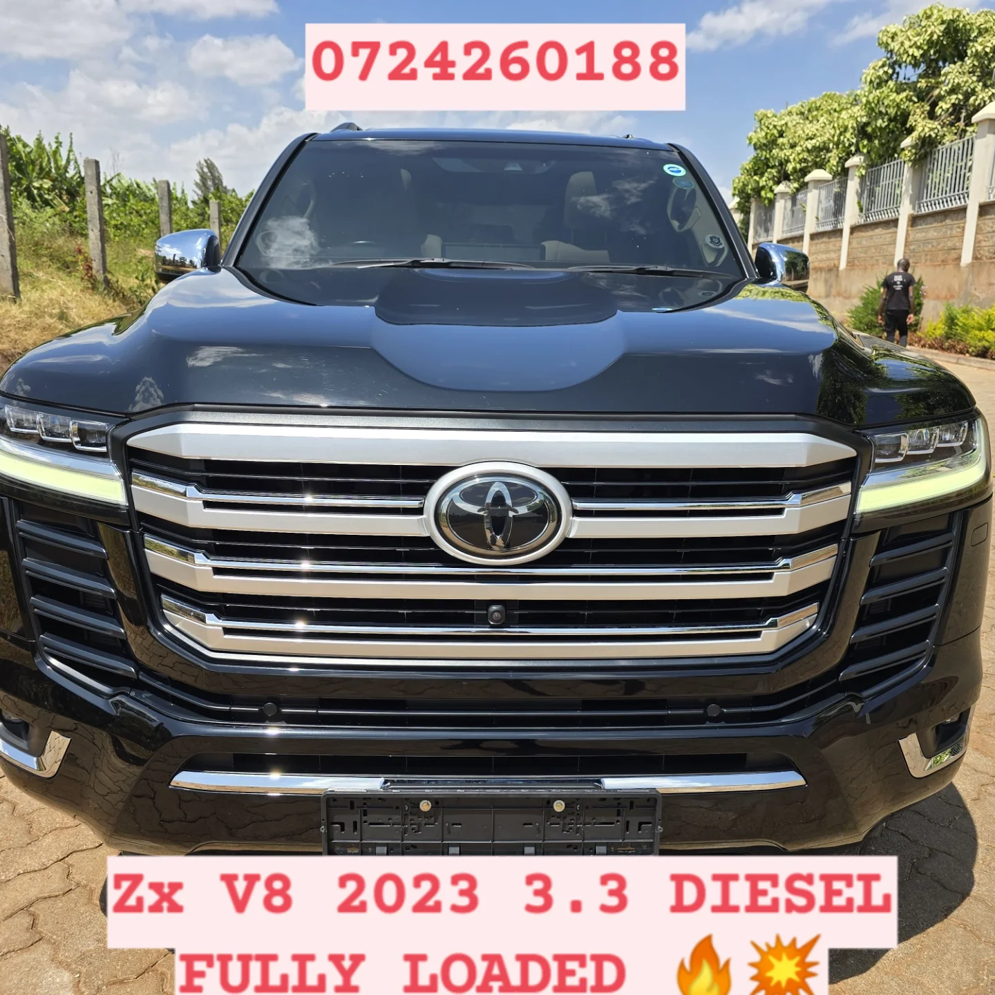 Toyota Land-Cruiser 300 series ZX V8 DIESEL 3.3cc 2023 New Arrival 🤩 QUICK SALE You Pay 30% Deposit Hire purchase installments HP UpTo 70% financing/finance NO CRB STATUS CHECK Trade in OK