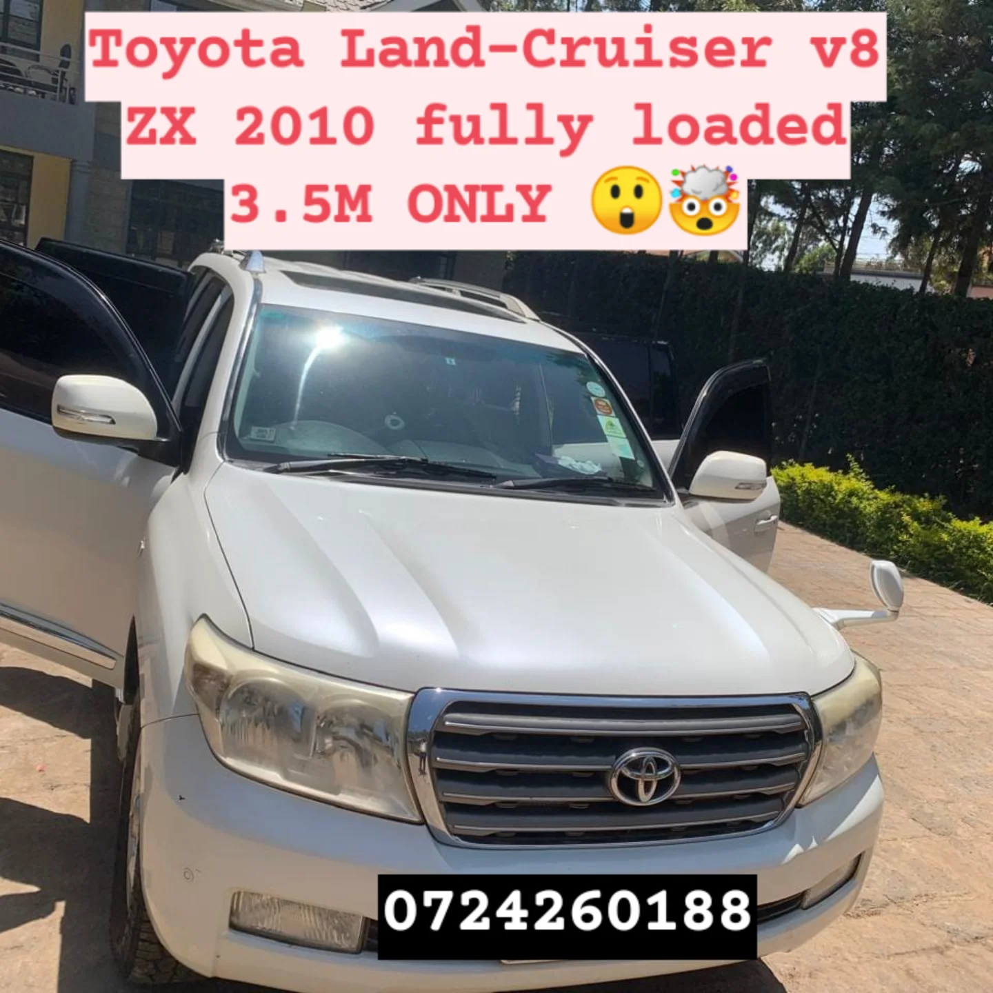 Toyota Land-Cruiser v8 ZX  2010 3.5M only 😲 😲 fully loaded QUICK SALE You Pay 30% Deposit Hire purchase installments HP UpTo 70% financing/finance NO CRB STATUS CHECK Trade in OK