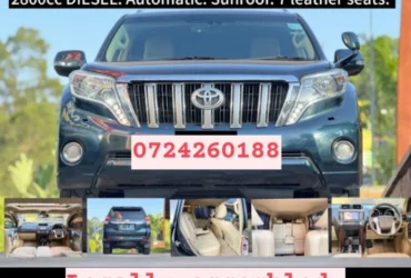 Toyota Prado Diesel sunroof leather 2016 4.98M New Shape QUICK SALE You Pay 30% Deposit Hire purchase installments HP UpTo 70% financing/finance NO CRB STATUS CHECK Trade in OK Local Assembly