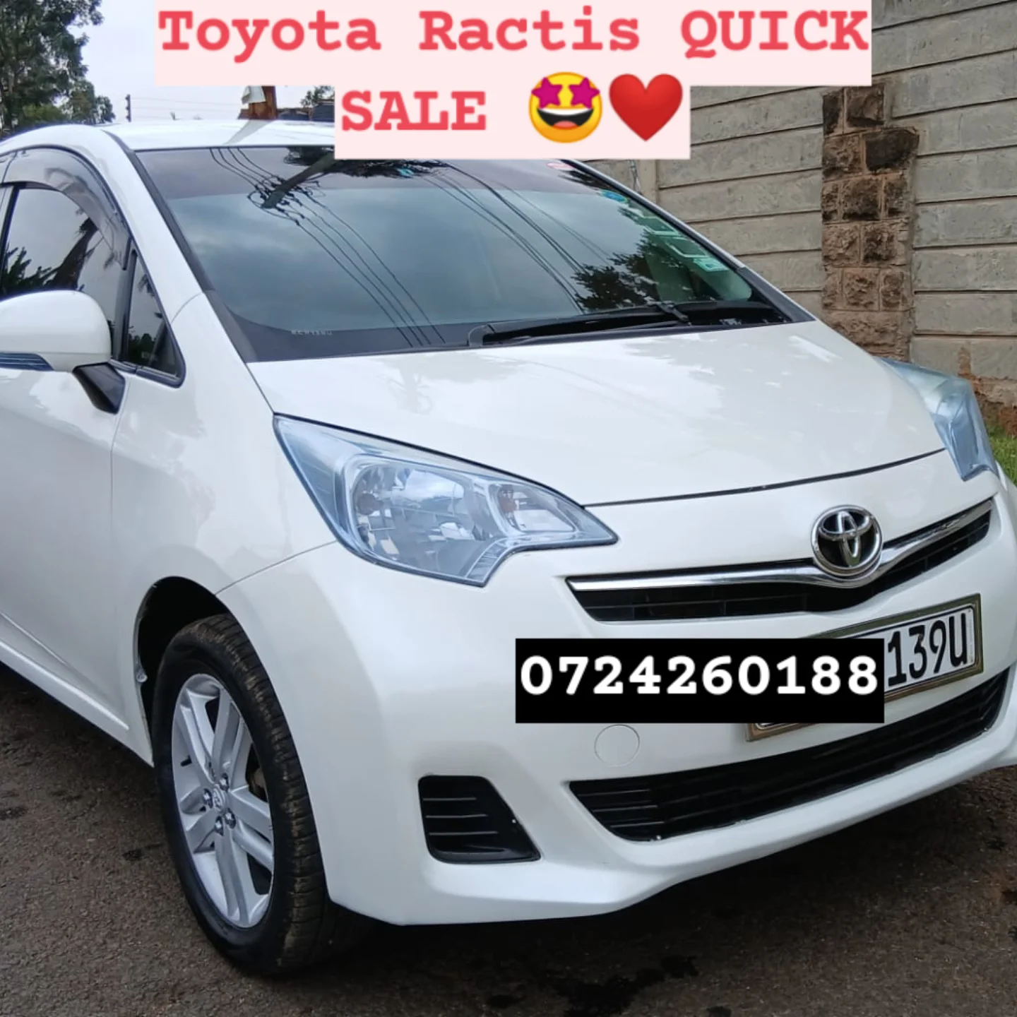 Toyota Ractis New Shape QUICK SALE You Pay 30% Deposit Hire purchase installments HP UpTo 70% financing/finance NO CRB STATUS CHECK Trade in OK EXCLUSIVE