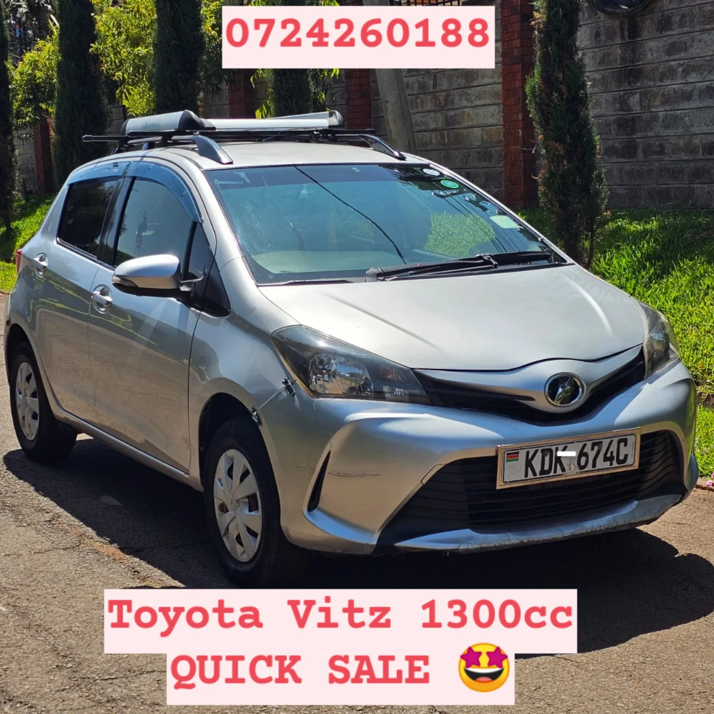 Toyota Vitz 1300cc New Shape QUICK SALE You Pay 30% Deposit Hire purchase installments HP UpTo 70% financing/finance NO CRB STATUS CHECK Trade in OK 🔥