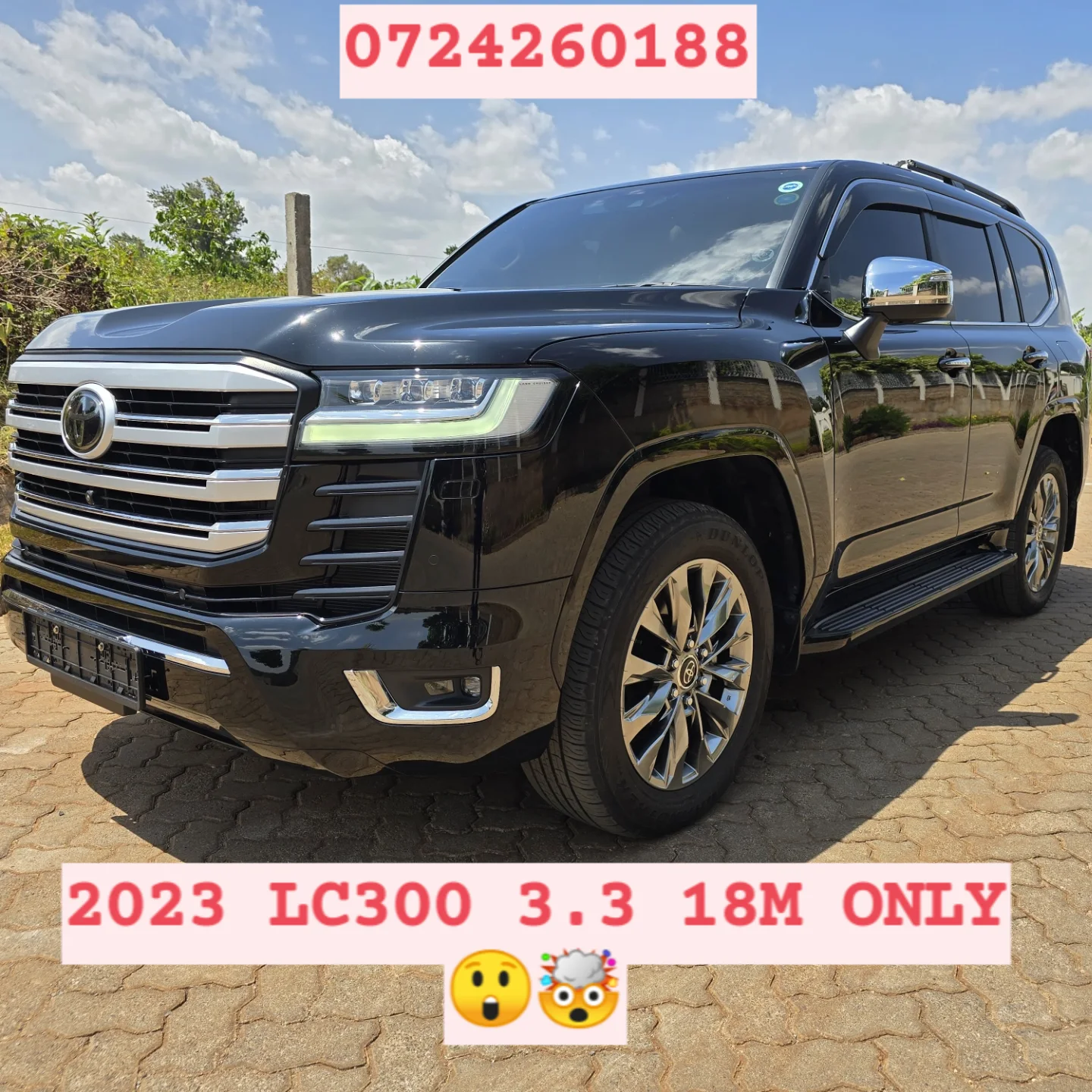 18M ONLY 😲 Toyota Land-Cruiser LC 300 series ZX V8 DIESEL 3.3cc 2023 New Arrival 🤩 QUICK SALE You Pay 30% Deposit Hire purchase installments HP UpTo 70% financing/finance NO CRB STATUS CHECK Trade in OK