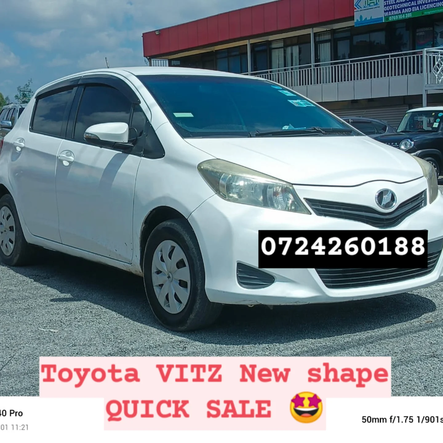 Toyota Vitz 1300𝙘𝙘 1.3L New Shape QUICK SALE You Pay 30% Deposit Hire purchase installments HP UpTo 70% financing/finance NO CRB STATUS CHECK Trade in OK