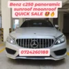 Car/motor vehicle Cars For Sale in Kenya-Mercedes Benz C250 AVANTGARDE AMG SPORT with panoramic MOON-ROOF sunroof QUICK SALE You Pay 30% Deposit Hire purchase installments HP UpTo 70% financing/finance NO CRB STATUS CHECK Trade in OK 20