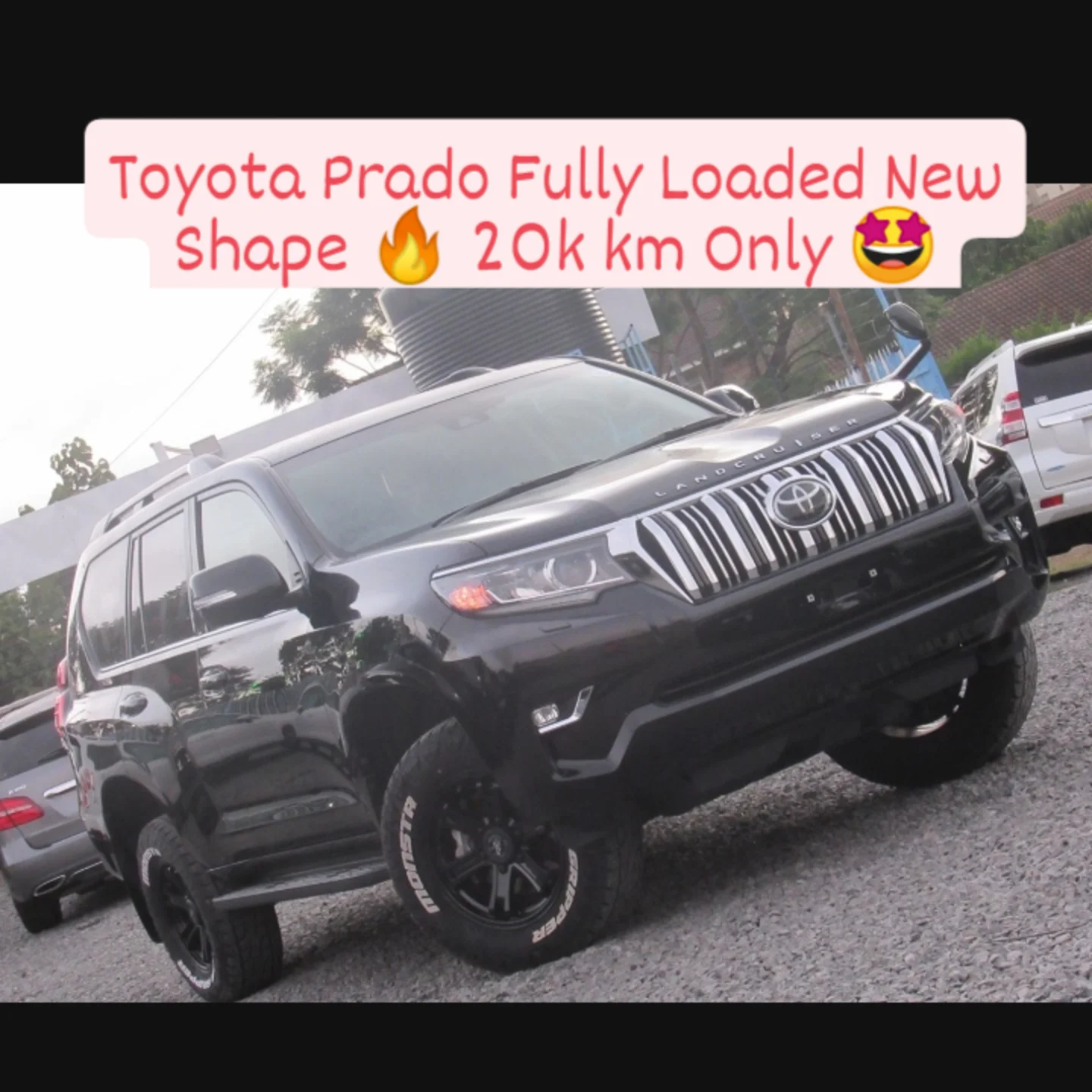 Toyota Land-Cruiser Prado TX-L Fully Loaded New Arrival QUICK SALE You Pay 30% Deposit Hire purchase installments HP UpTo 70% financing/finance NO CRB STATUS CHECK Trade in OK 2019 black