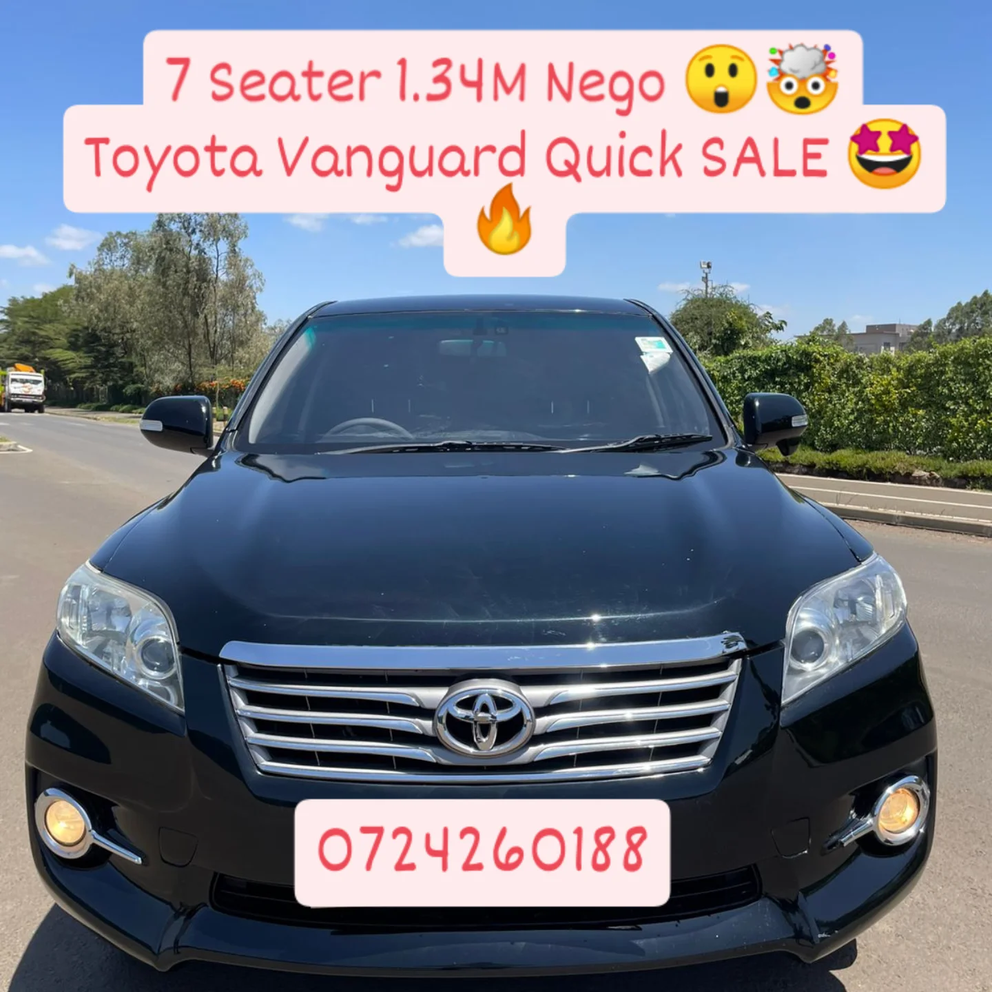 Toyota Vanguard 7 SEATER QUICK SALE You Pay 30% Deposit Hire purchase installments HP UpTo 70% financing/finance NO CRB STATUS CHECK Trade in OK