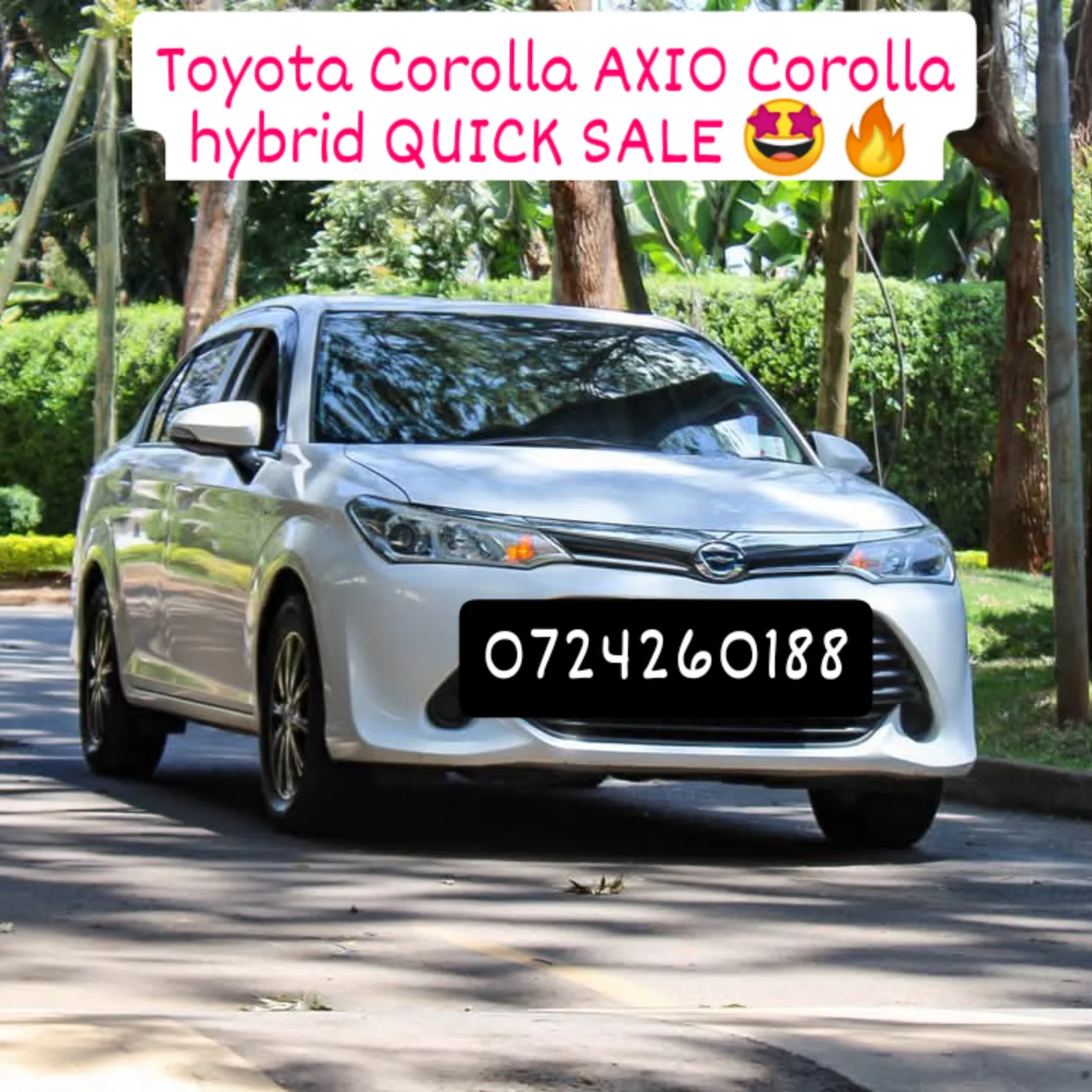 Toyota Corolla AXIO  Hybrid New shape QUICK SALE You Pay 30% Deposit Hire purchase installments HP UpTo 70% financing/finance NO CRB STATUS CHECK Trade in OK New