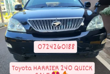 Toyota Harrier lady owner QUICK SALE You Pay 30% Deposit Hire purchase installments HP UpTo 70% financing/finance NO CRB STATUS CHECK Trade in OK 240 2.4 g