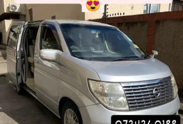 Nissan Elgrand Van QUICK SALE You Pay 30% Deposit Hire purchase installments HP UpTo 70% financing/finance NO CRB STATUS CHECK Trade in OK