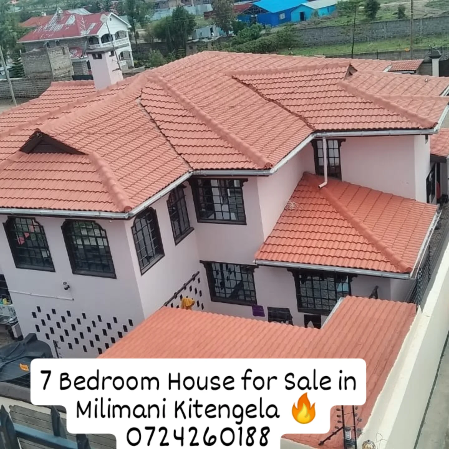 7 Bedroom House for sale in Milimani Kitengela Clean Title Very Secure