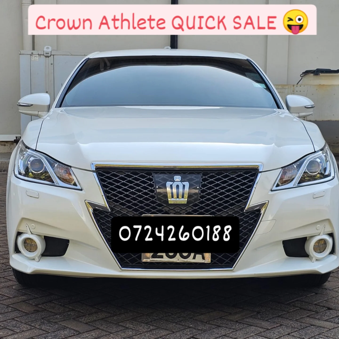 TOYOTA CROWN  ATHLETE new shape QUICK SALE You Pay 30% Deposit Hire purchase installments HP UpTo 70% financing/finance NO CRB STATUS CHECK Trade in OK 🔥