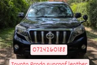 Toyota Land-Cruiser Prado Fully Loaded QUICK SALE You Pay 30% Deposit Hire purchase installments HP UpTo 70% financing/finance NO CRB STATUS CHECK Trade in OK sunroof leather j150